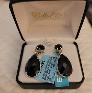Effy Geniune Black Onyx Earrings / BNWT